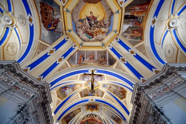 Barockkirche Nicolas Veroce Das Leben Des Heiligen Nikolaus Malerei Frankreich — Stockfoto