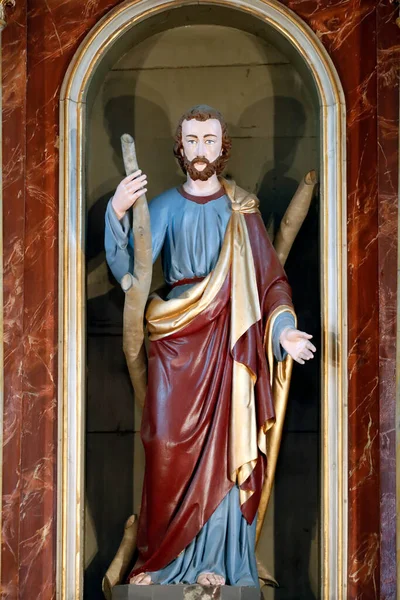 Доминантная Церковь Статуя Святого Андрея Франция — стоковое фото