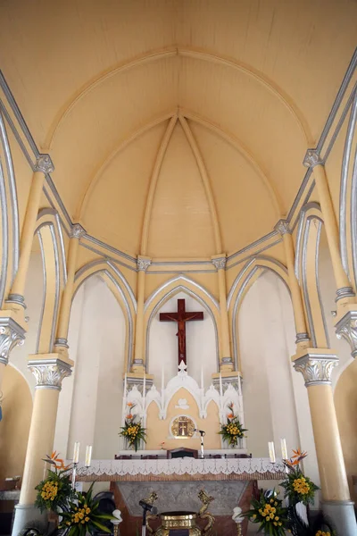 Cattedrale Cattolica Danang Altare Maggiore Danang Vietnam — Foto Stock