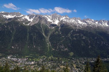 Fransız Alpleri. Chamonix vadisi. Fransa. 
