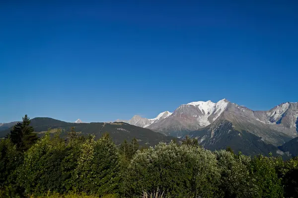 Prarion Massif Mont Blanc Saint Gervais Francja — Zdjęcie stockowe