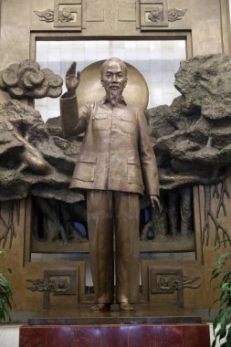 Ho Chi Minh Anıtı, Merkez Salon, Ho Chi Minh Müzesi Ho Chi Minh (1890-1969) Vietnam Komünist Lideri. Hanoi. Vietnam.