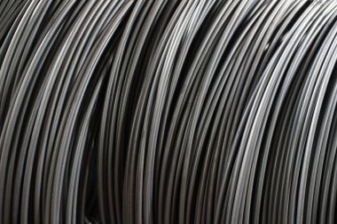 İnşaat endüstrisini güçlendirmek için çelik inşaat demiri. Cai Be. Vietnam. 