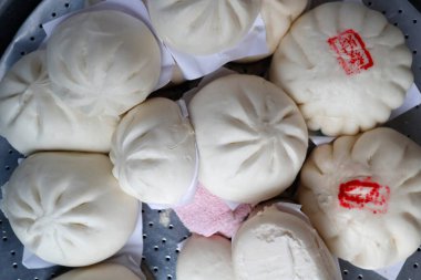 Dim sum. Çin böreği. Ho Chi Minh Şehri. Vietnam.