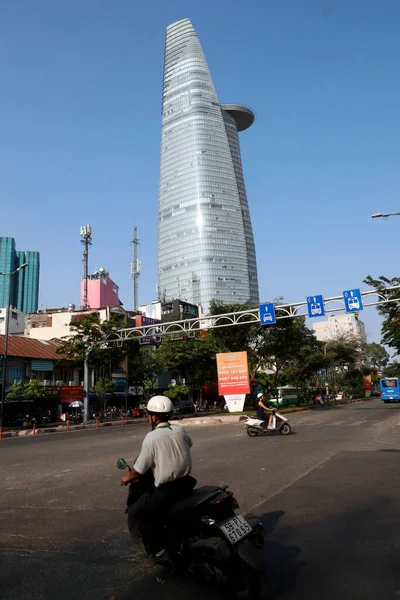 Menara Keuangan Bitexco Distrik Chi Minh City Vietnam — Stok Foto