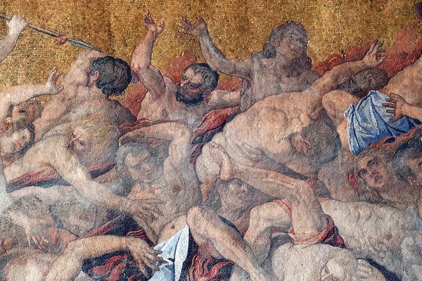 Aziz Mark Bazilikası Son Hüküm Mozaik — Stok fotoğraf