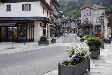 Coronavirüs salgını (COVID-19). Kilitlenme. Boş sokak. Aziz Gervais. 