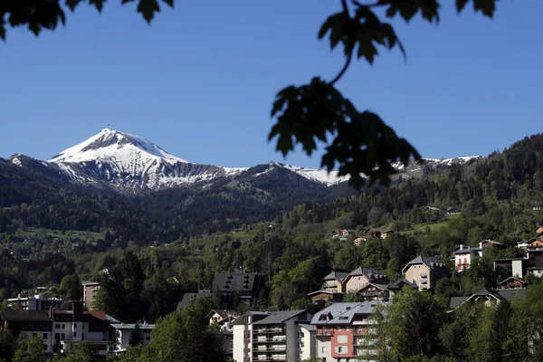 Mont Joly Berg Och Saint Gervais — Stockfoto