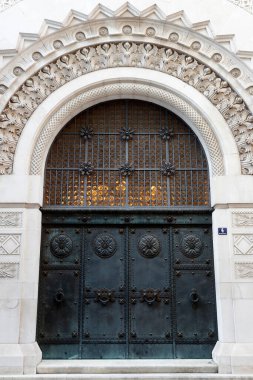 Sinagogun dışı. Trieste. İtalya. 