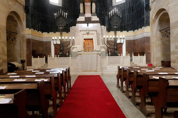 Interior Sinagoga Trieste Itália — Fotografia de Stock