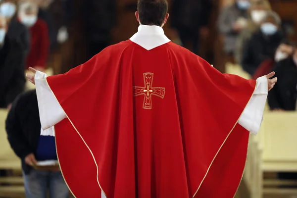 Sankt Joseph Des Fins Kyrka Katolsk Mässa Heliga Veckan Eukaristiskt — Stockfoto