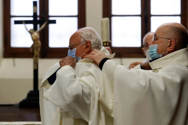 Sint Maurice Kerk Sarcritiek Heilige Donderdag Een Kerkelijke Mis Annecy — Stockfoto