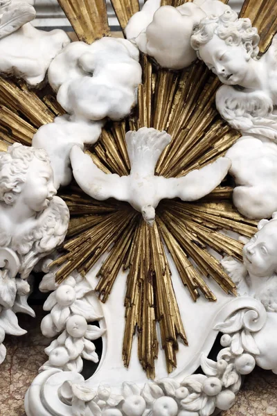 Gołąb Ducha Świętego Bazylika Santissima Annunziata Del Vastato Genua Włochy — Zdjęcie stockowe