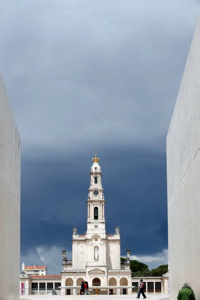 Fatima Nın Mabedi Fatima Meryem Ana Nın Bazilikası Portekiz — Stok fotoğraf