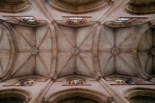 Monastère Batalha Architecture Gothique Tardive Mêlée Style Manuélin Voûte Nervurée — Photo