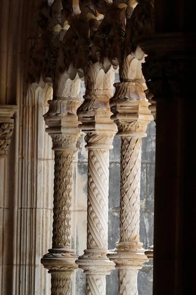 Monasterio Batalha Claustro Real Fue Construido Entre 1448 1477 Portugal —  Fotos de Stock