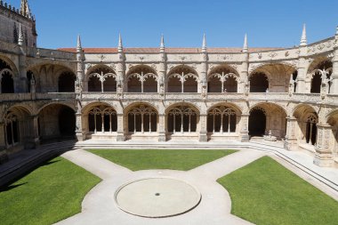 Jeronimos Manastırı ya da Hieronymites Manastırı. Manastır. Lizbon. Portekiz. 