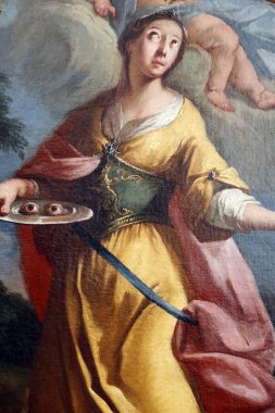 Ulusal Galeri. Syracuse 'lu Lucia mı yoksa St. Lucy mi? Valentin Metzinger. 1741. Ljubljana. Slovenya. 