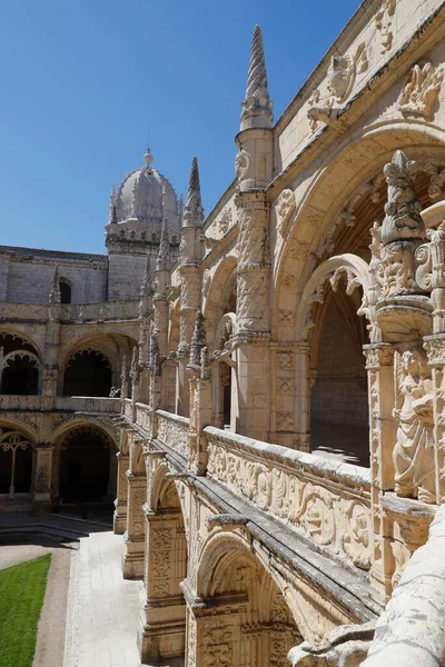 Monastère Jeronimos Monastère Hiéronymites Cloître Lisbonne Portugal — Photo