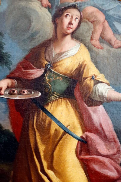 Die Nationalgalerie Lucia Von Syrakus Oder Lucia Valentin Metzinger 1741 — Stockfoto