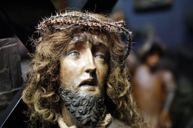 Ulusal Müze. Haç Taşıma. İsa 'nın Tutkusu. Çalışma Pençesi 1492. Varşova. Polonya.