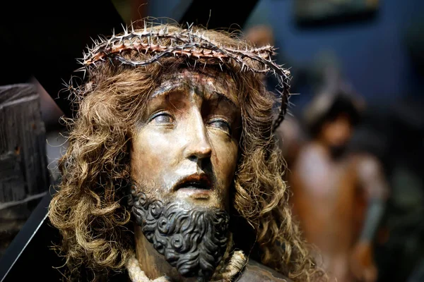 Ulusal Müze. Haç Taşıma. İsa 'nın Tutkusu. Çalışma Pençesi 1492. Varşova. Polonya.