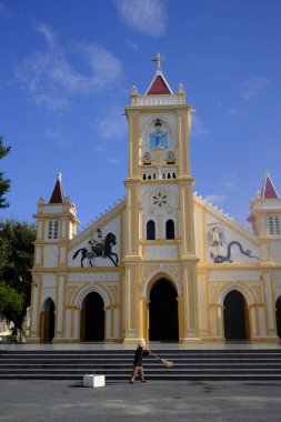 Tan Huong Katolik Kilisesi. Kontum. Vietnam.