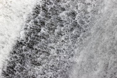 Pa Sy şelalesi. Soyut su etkisi. Mang Den. Vietnam.