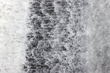 Pa Sy şelalesi. Soyut su etkisi. Mang Den. Vietnam.