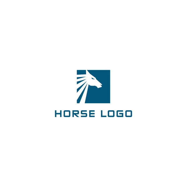 Logo Designu Koně Šablona Loga — Stockový vektor