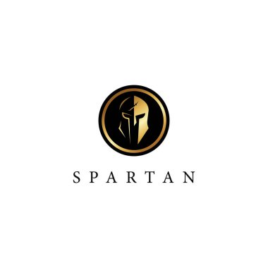 Spartalı logo tasarımı. logo şablonu