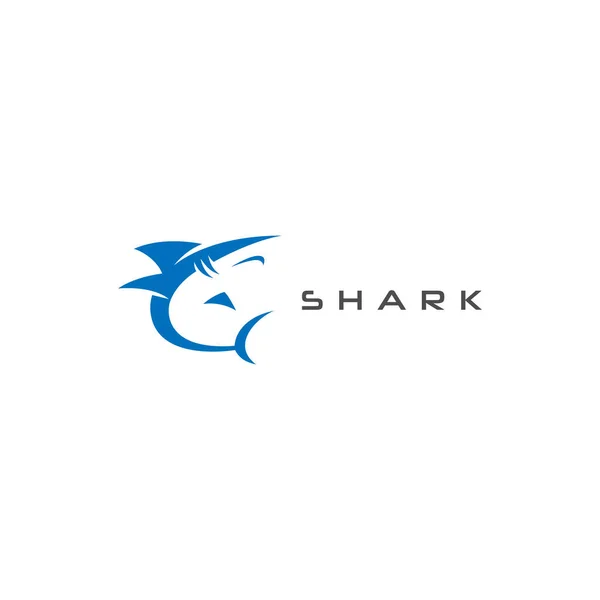 Projekt Logo Rekina Wzór Logo — Wektor stockowy