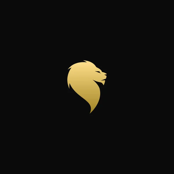 Logo Lion Luxe Design Modèle Logo — Image vectorielle