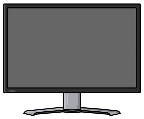 High Detailed Monitor Vector You Can Use Your Works — Stock Vector