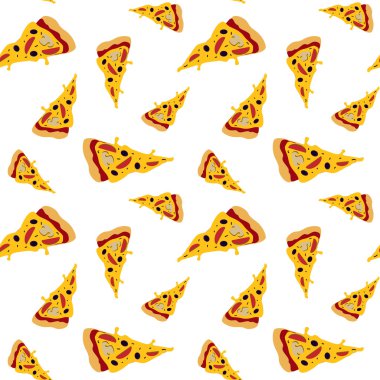 Pizza dilimleri desen