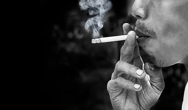 Kouření Cigareta — Stock fotografie
