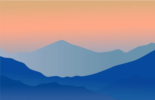 Montagnes fond — Image vectorielle