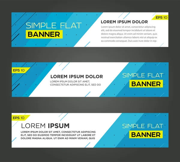 Abstraktní banner design — Stockový vektor