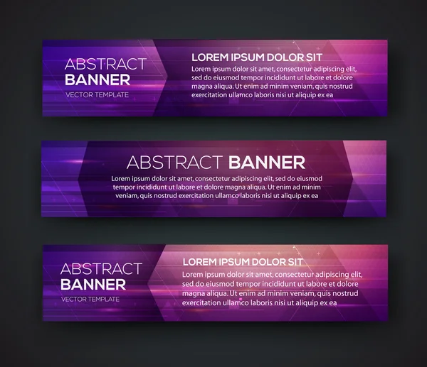 Banners abstractos. Vector Eps10 fondos . — Vector de stock