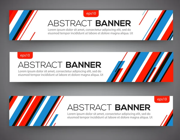 Abstraktes Banner-Design — Stockvektor