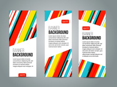 soyut banner tasarımı