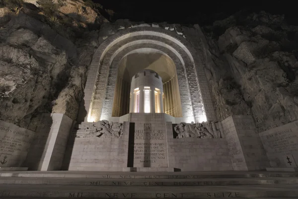 Monument aux morts i nice, Frankrike. Royaltyfria Stockfoton