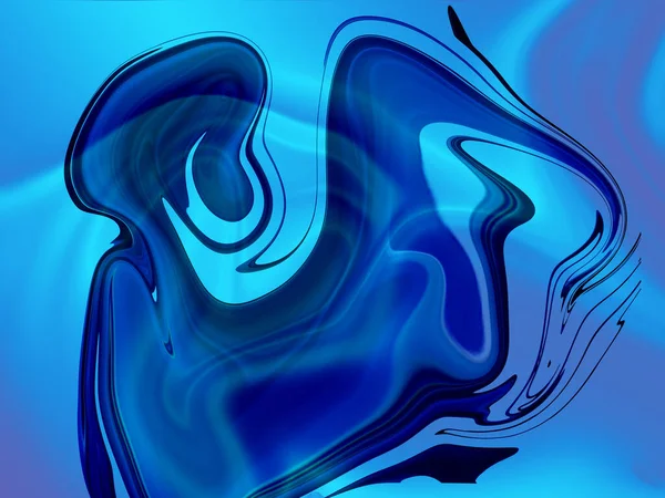 Digital Painting Liquid Background — Stock Photo, Image