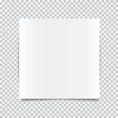 şeffaf gerçekçi kağıt gölge efektleri