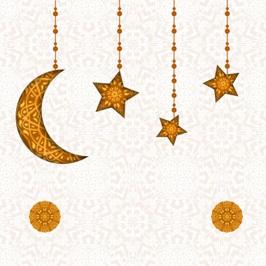 Ramazan Kareem tebrik tasarım arka plan