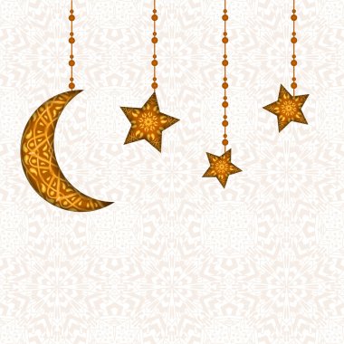 Ramazan Kareem tebrik tasarım arka plan