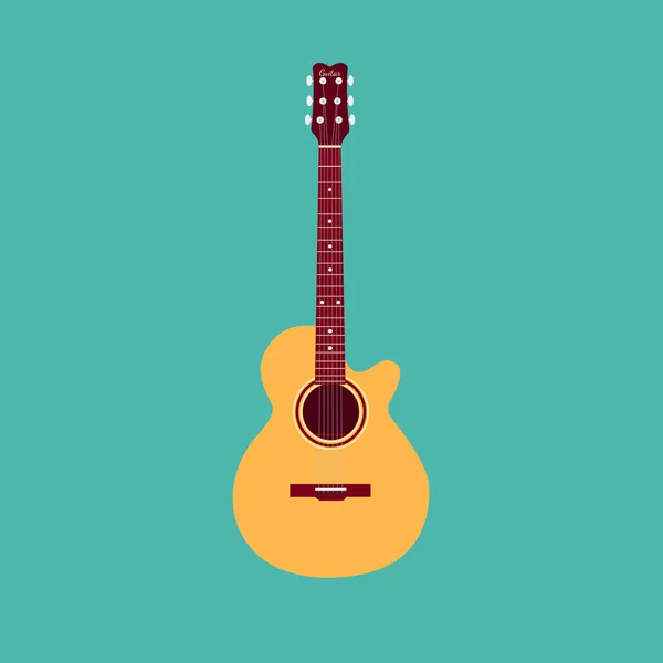 Akustische Gitarre — Stockvektor