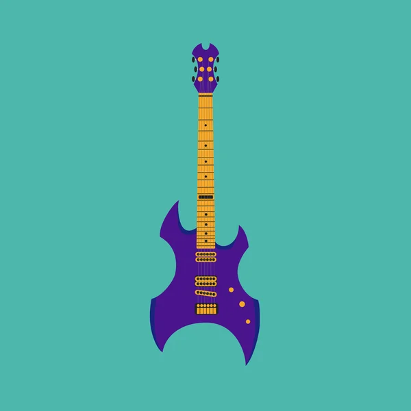 Heavy metal guitar — Stock Vector