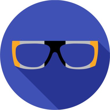 Super hero mask glasses collection. Flat style avatar icon