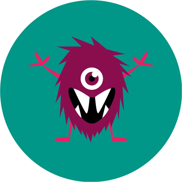 Vector set cute cartoon monsters en vreemdelingen. — Stockvector